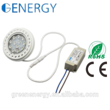 Logement argent moulé sous pression 11W 15W 220V LED spot AR111 GU10 G53 avec pilote externe